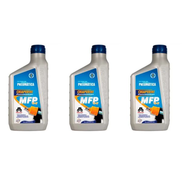 Kit com 3 Óleos para Compressor Pistão VG 150 AW 1 Litro CHIAPERINI-K7465