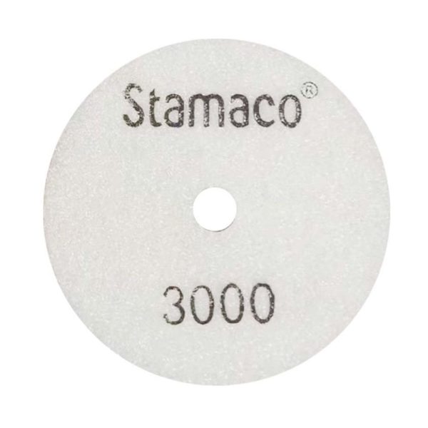 Disco de Lixa Diamantada Brilho D' Água 100mm Grão 3000 STAMACO-10159