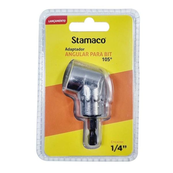 Adaptador Angular para Bit com Controle Antivibração 1/4 Pol. STAMACO-11569