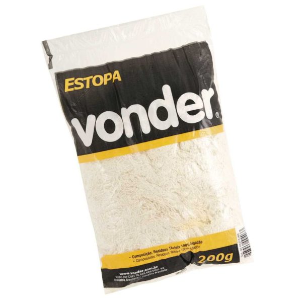Estopa Branca Para Polimento 200g VONDER-ESTOPA