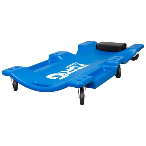 Carro Esteira para Mecânico 110cm com Suporte para Cabeça e 6 Rodízios 360 FORTGPRO-FG8851