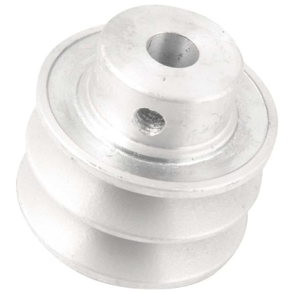 Polia de Alumínio 2 Canais Perfil A 60mm com Furo de 1/2 Pol. VONDER-6677112060