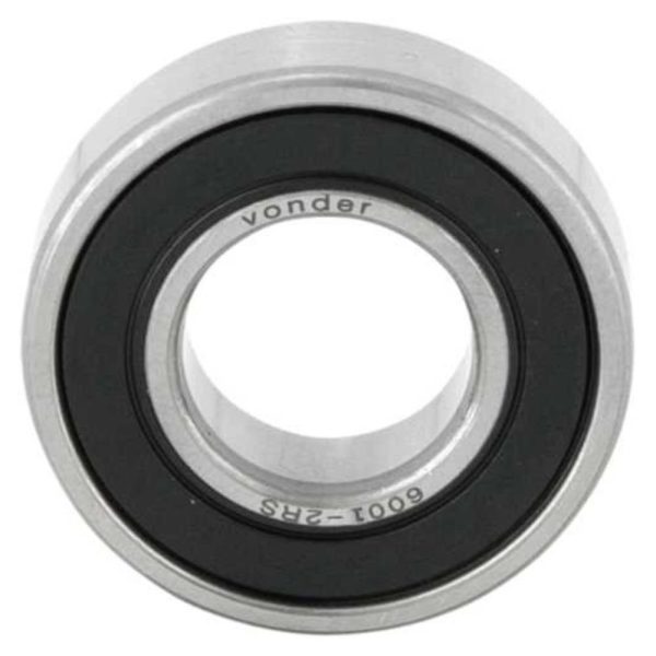 Rolamento Rígido de Esfera 6001-2RS 12mm com Vedação de Borracha VONDER-6674600100