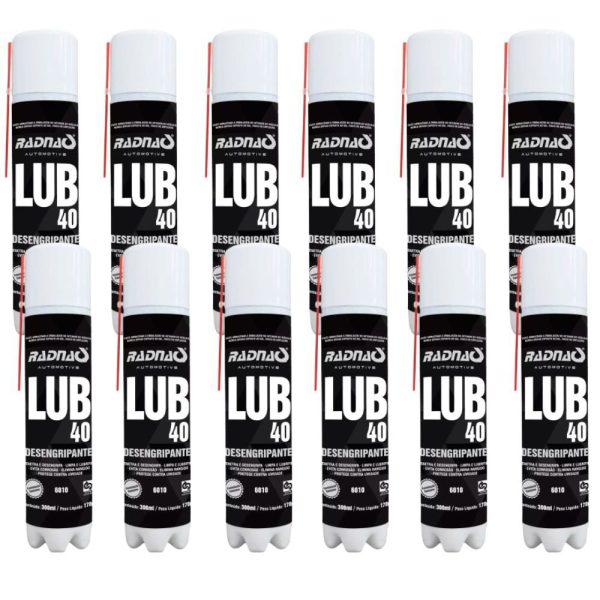 Combo Desengripante Spray Lub 40 300ml com 12 unidades RADNAQ-K7956