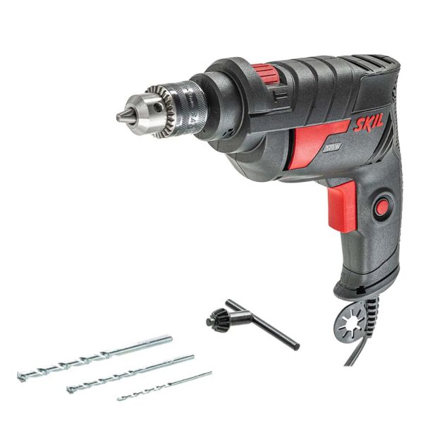 Furadeira de Impacto 6600 570W 220V 3/8Pol. com Chave Mandril e 3 Brocas Concreto SKIL-F0126600JE-000
