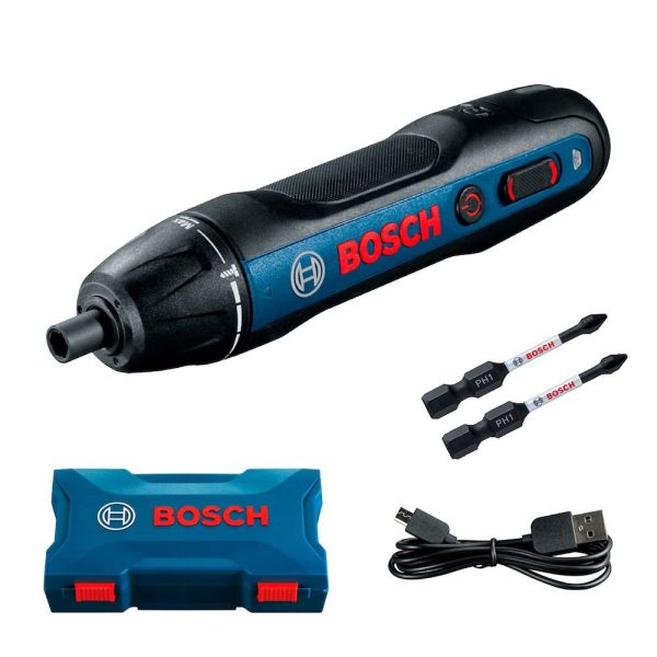 Parafusadeira a Bateria GO 3,6V Lítio 1/4Pol. 2200W BOSCH-06019H21E0-000