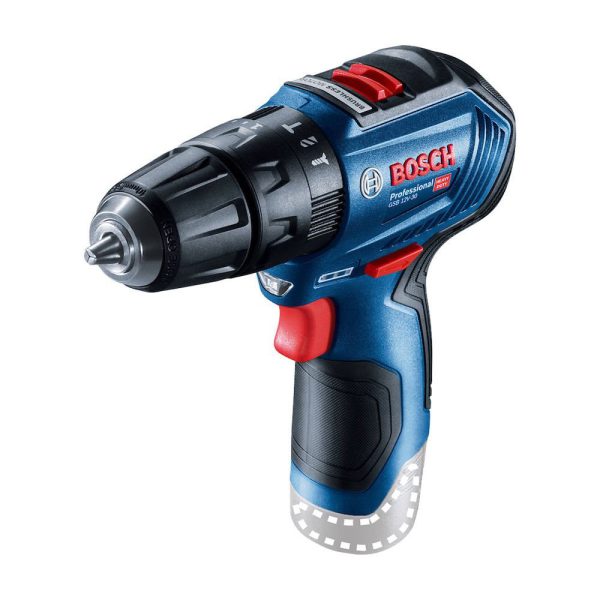 Parafusadeira Furadeira de Impacto GSB 12V-30 12V Profissional Sem Bateria e Carregador BOSCH-06019G9102-000
