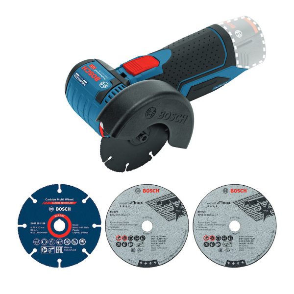 Esmerilhadeira Angular GWS 12V-76 Brushless 3 Pol. 76mm 12V sem Bateria BOSCH-06019F2000-000