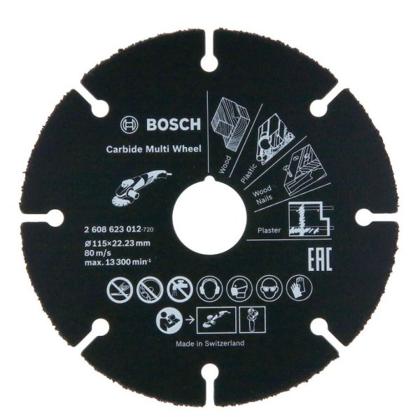 Disco de Corte para Esmerilhadeira 115mm BOSCH-2608623012-000