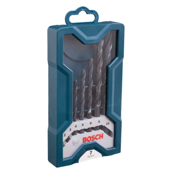Jogo de Brocas Mini X-Line para Metal 2 a 10mm com 7 Peças BOSCH-2607017508-000