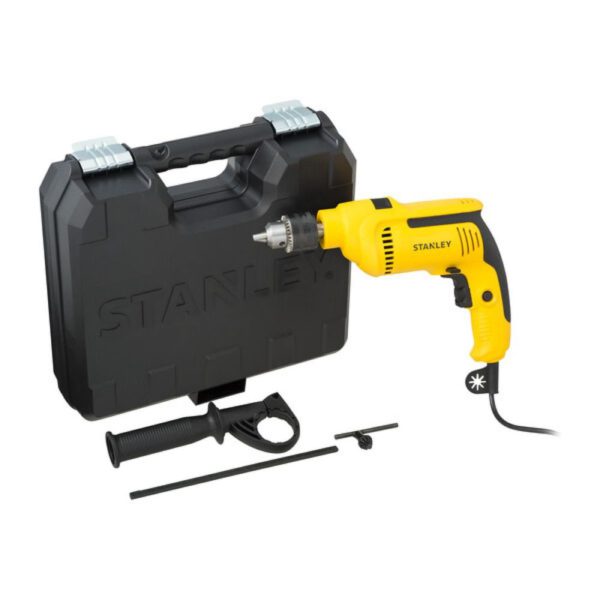 Furadeira de Impacto Velocidade Variável e Reversível de 1/2 Pol. 700 W 110 V STANLEY-SDH700