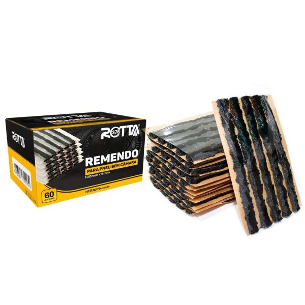 Refil para Remendo de Pneus Preto com 60 Unidades ROTTA 376-1518