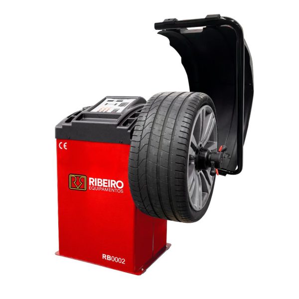 Balanceadora de Rodas Automática Computadorizada Vermelho 220V Monofásica RIBEIRO-RB0002VM