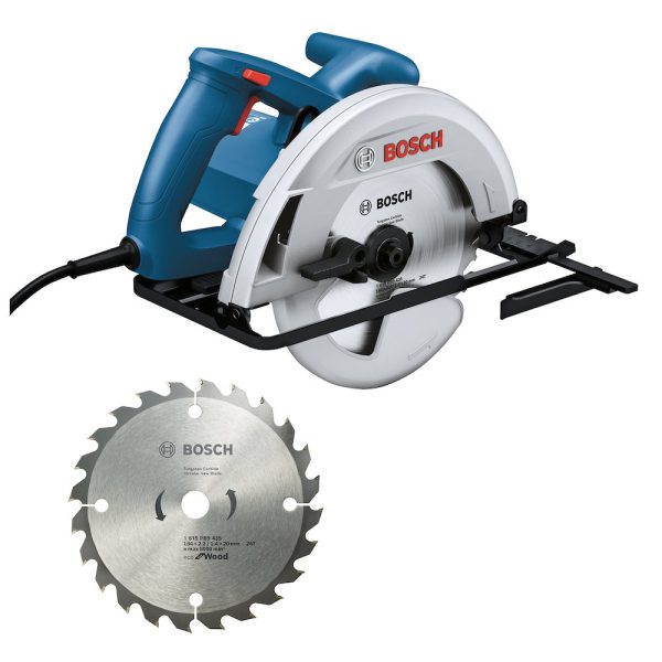 Serra Circular 184mm 1300W 110V GKS130 com Disco de Corte BOSCH-06016C30D0-000