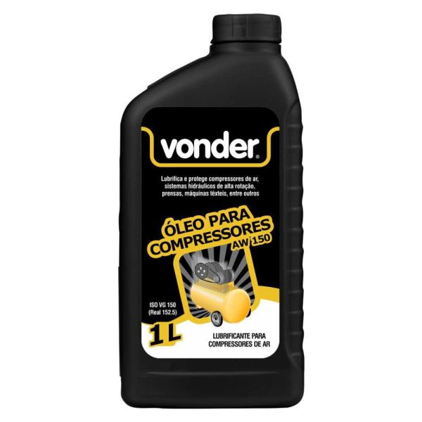 Óleo Lubrificante para Compressor Pistão 1 Litro AW 150 VONDER-5129150000