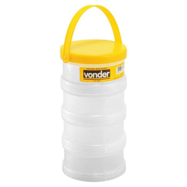 Estojo multiuso VD 4003 composto de 4 partes rosqueáveis VONDER-6107400300