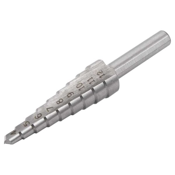 Broca de Aço Rápido Escalonada 4 mm A 12 mm VONDER-5344412000