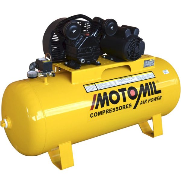 Compressor de Ar 2HP 10 Pés 200 Litros 140LBS IP21 42275.0 Trifásico MOTOMIL-CMV-TRIF. 220/380V
