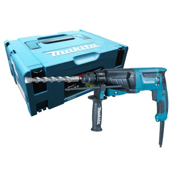 Martelete Combinado SDS Plus 26mm 3.0J 830W 110V com Maleta MAKITA-HR2630TJ110