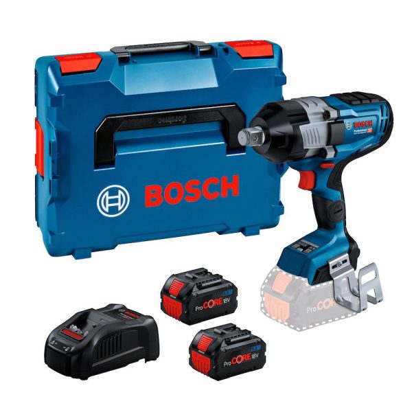 Chave de Impacto GDS 18V-1600 HC 2 Baterias 18V e Maleta BOSCH-06019M10E1-000