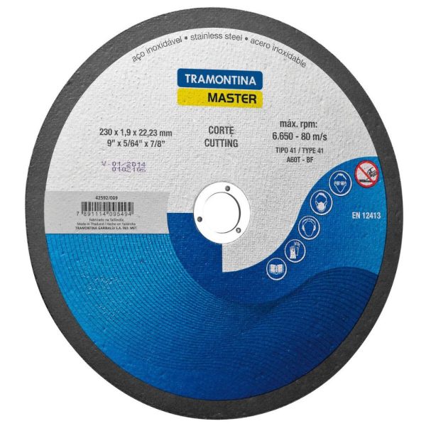 Disco de Corte Fino para Aço Inox de 9 Pol. TRAMONTINA-42592009