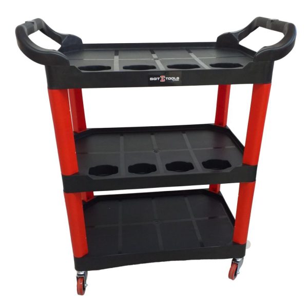 Carrinho para Ferramentas Aberto Detailers Mecânicos 3 Bandejas Vermelho SIGMA TOOLS-699990031