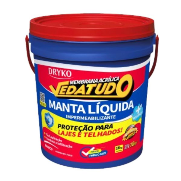 Manta Líquida Vedatudo Branca 18 Kg DRYKO-MANTALIQ18-BD