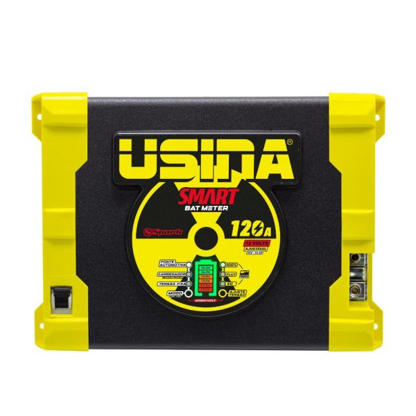Fonte e Carregador Automotivo Battery Meter 120A 12V Bivolt Automático 110/220V USINA-3125035