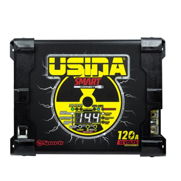 Fonte e Carregador Automotivo Smart Connect 120A 12V Bivolt Automático 110/220V USINA-3125030