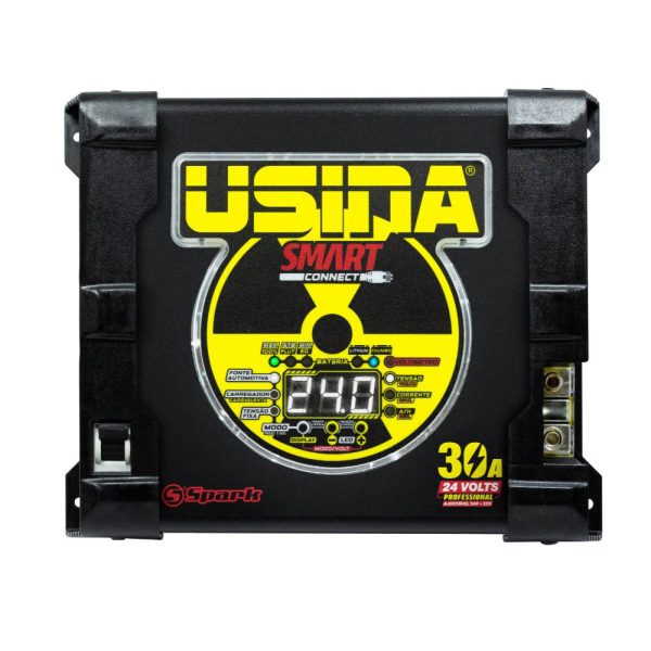 Fonte e Carregador Automotivo Truck Line 30A 24V Bivolt Automático 110/220A USINA-3125042