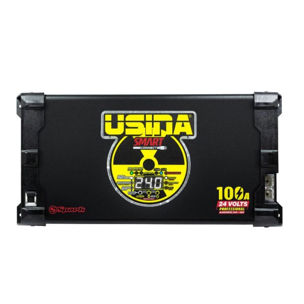 Fonte e Carregador Automotivo Smart Connect 100A 24V Bivolt Automático 110/220V USINA-3125044