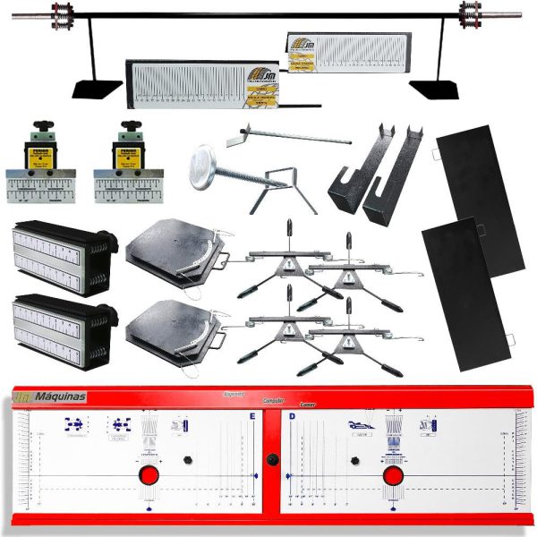 Alinhador a Laser Dianteiro e Traseiro para Vala Vermelho Laser-200 JM MAQUINAS-6738