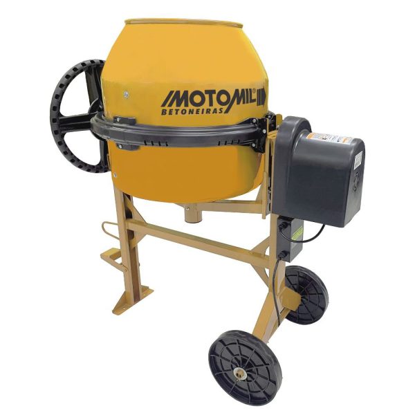 Betoneira 150 Litros Motor 1/2CV Monofásico 127V com Chave de Segurança MOTOMIL-00046709.0