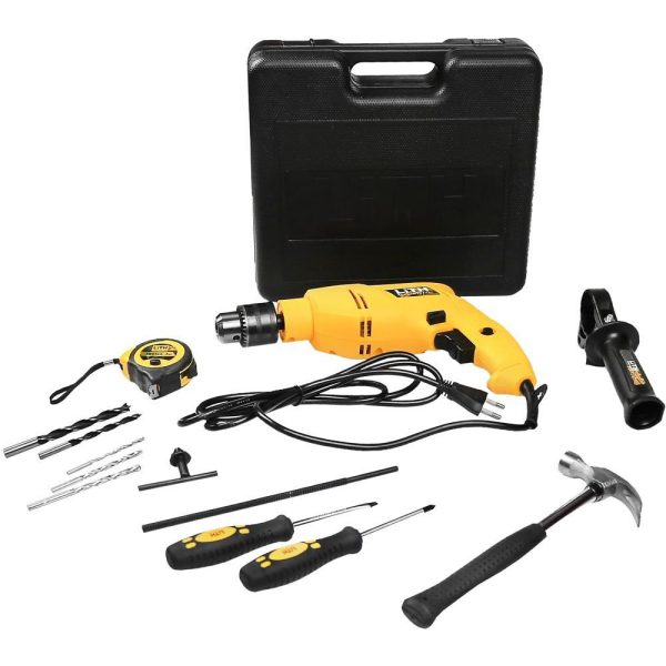 Jogo Furadeira de Impacto 1/2 Pol. 720W 127V Velocidade Variável e Reversível com Maleta e Acessórios LITH-LT7002XS1