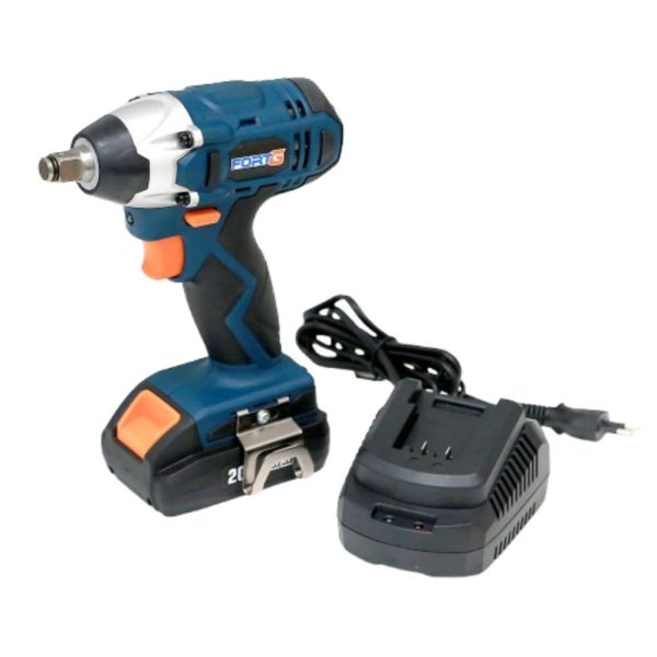 Chave de Impacto Elétrica 1/2 Pol. 350Nm à Bateria 20V com Carregador Bivolt FORTGPRO-FG3027