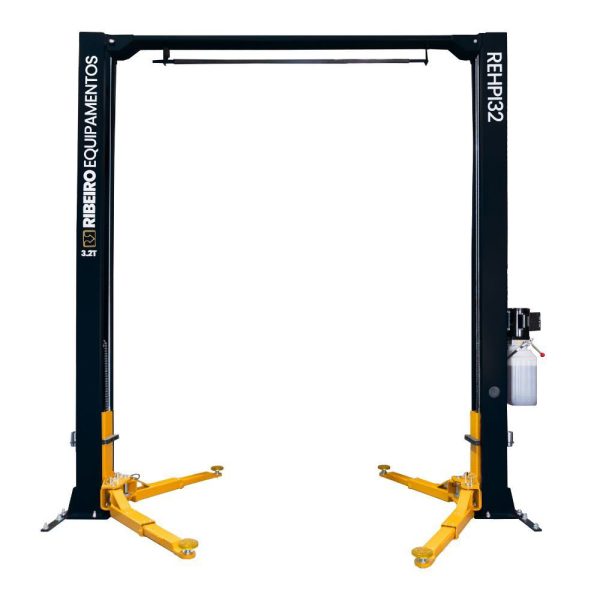Elevador Hidráulico Automotivo Pórtico REHPI32 Preto 3,2 Toneladas 220V Sistema Double Lock RIBEIRO-9155