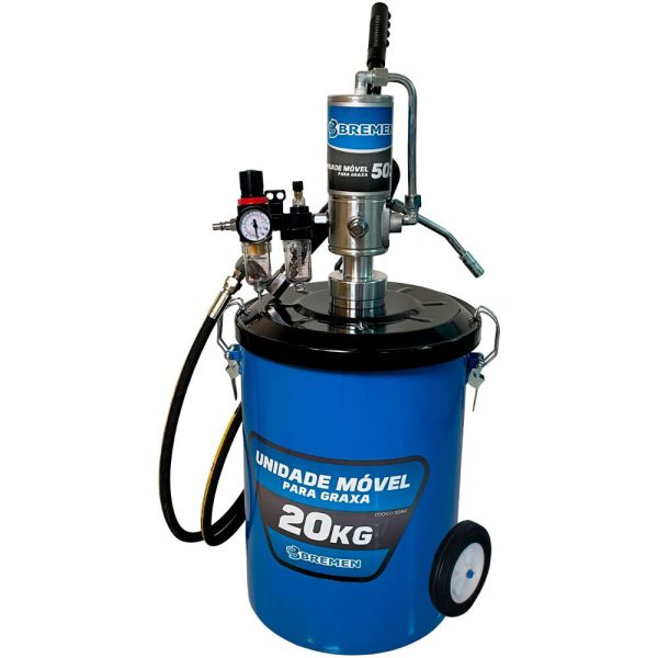 Propulsora Pneumática para Graxa 20Kg com Rodas BREMEN-85963