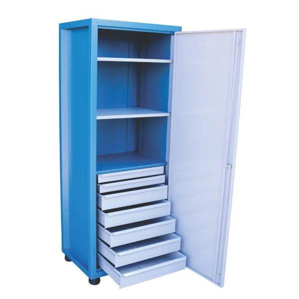 Armário para Ferramentas ARM 137 PL Azul 3 Prateleiras e 7 Gavetas FERCAR-1522