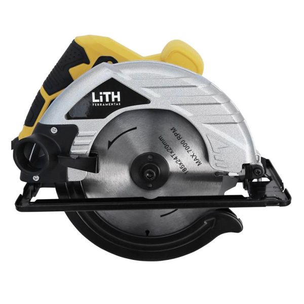 Serra Circular 7.1/4 Pol. 185mm 1400W 110V para Madeira. LITH-LT8000
