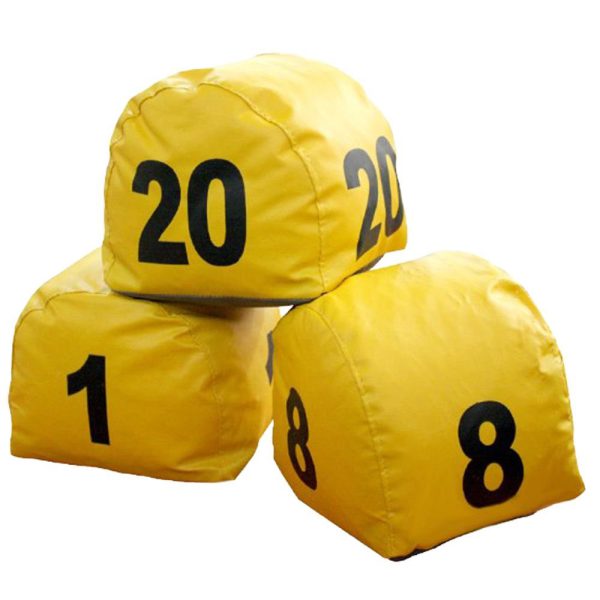 Jogo de Prismas Amarelo com Numeração de 1 a 20 PRISMASUL-1A20-AMARELO