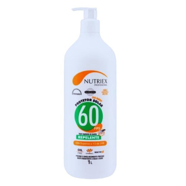 Protetor Solar FPS 60 com Repelente 1L NUTRIEX-62836