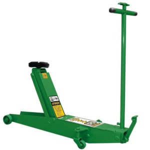 Macaco Jacaré Hidráulico 2 Toneladas Extra Longo Verde com Roda de Ferro Profissional RIBEIRO-RM0002