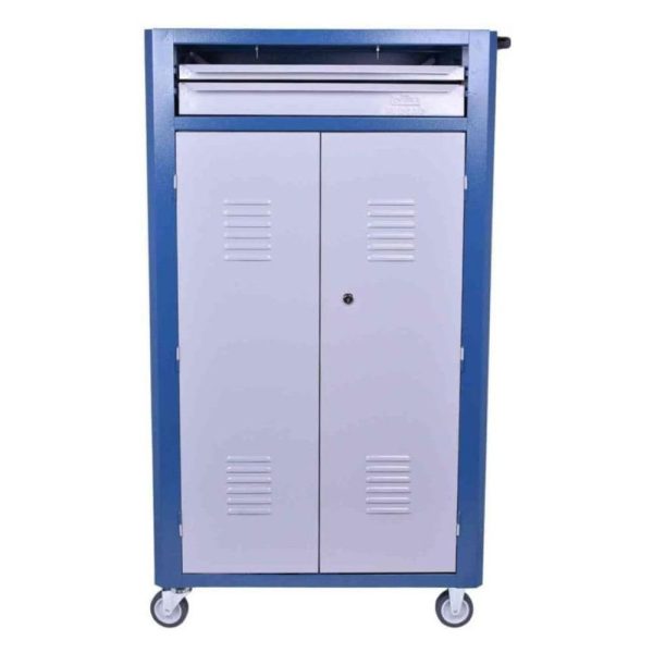 Rack Fechado Azul com 2 Gavetas FERCAR-R4