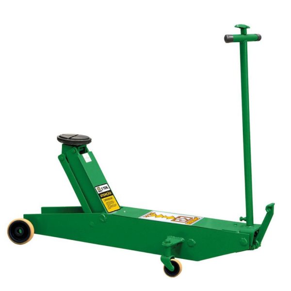 Macaco Jacaré Hidráulico 5 Toneladas Verde com Roda de Ferro Profissional RIBEIRO-RM0003