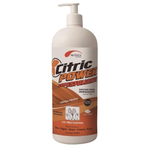 Sabonete Liquido Desengraxante com Esfoliante Citric Power 1 Litro NUTRIEX-260679