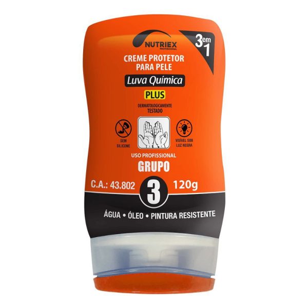 Creme Protetor Luva Química Grupo 3 120g NUTRIEX-64709