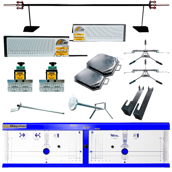 Alinhador a Laser Dianteiro para Vala e Rampa Azul Laser-100 JM MAQUINAS-6428