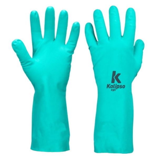 Luva de Látex Nitrílico Verde Tamanho G - Nitrili KA 10 KALIPSO-02.07.1.3