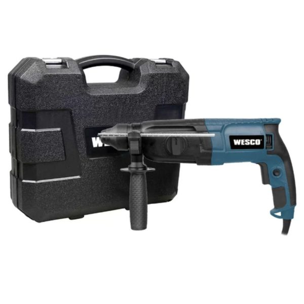 Martelete Combinado SDS Plus 26mm 800W 110V com Maleta. WESCO-WS3212K
