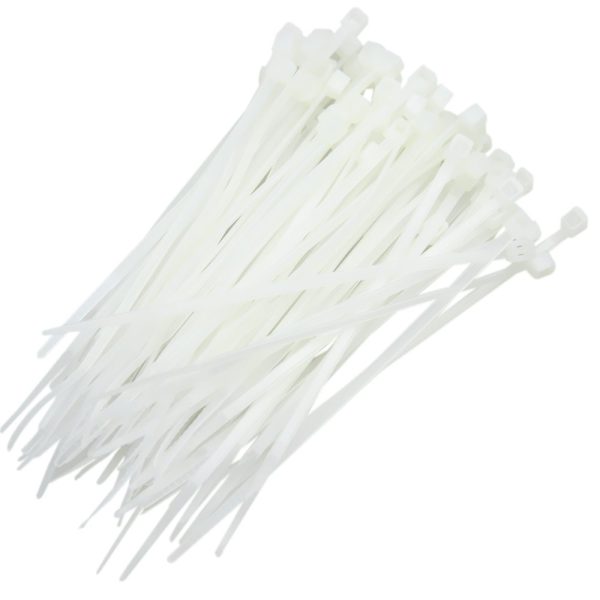 Abraçadeira Natural Nylon 2,5 x 100 mm com 100 Unidades BEMFIXA-9101